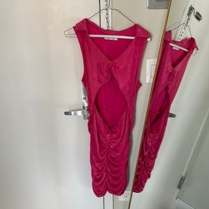 gab+kate cutout pink dress